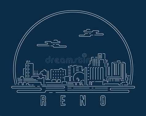 Reno Skyline White Stock Illustrations – 24 Reno Skyline White Stock ...