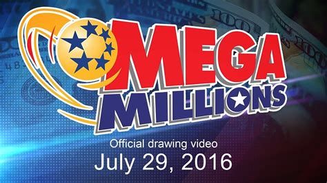 Mega Millions drawing for July 29, 2016 - YouTube