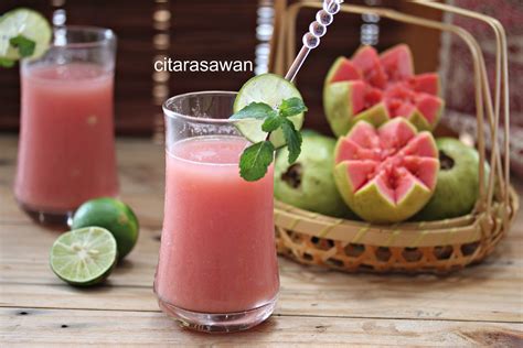 Jus Jambu Bandung / Pink Guava Juice