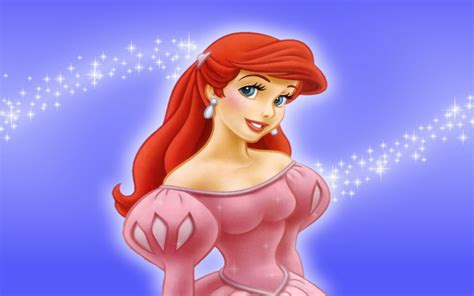 Disney Princess Ariel Pink Dress Wallpaper | Images and Photos finder