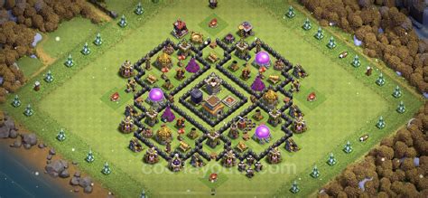 Trophy (Defense) Base TH8 with Link, Anti 2 Stars, Anti Everything ...