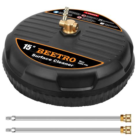 Buy BEETRO 15" Pressure Washer Surface Cleaner, Power Washer Attachment ...