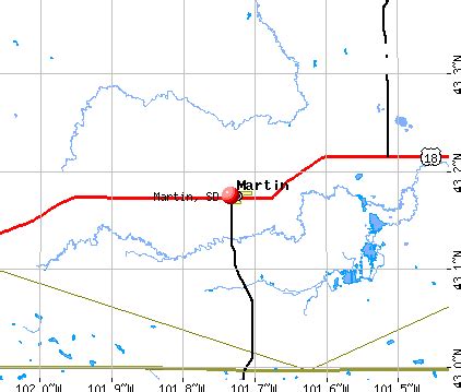 Martin, South Dakota (SD 57551) profile: population, maps, real estate ...