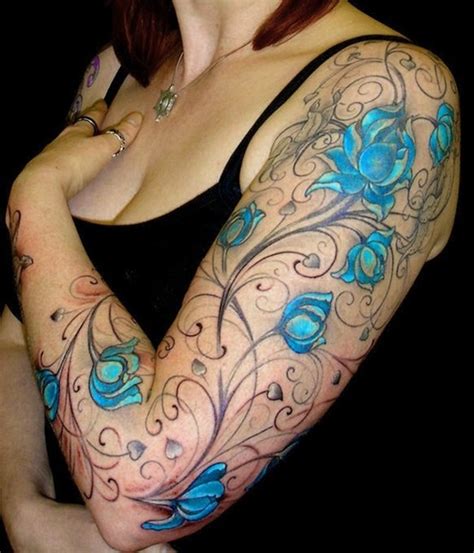 40 Insanely Gorgeous Blue Tattoos in Trend