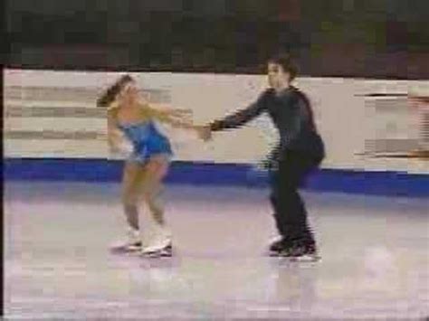 Jessica Dube gets hit by ice skate - happens at 2.12 - search her name ...