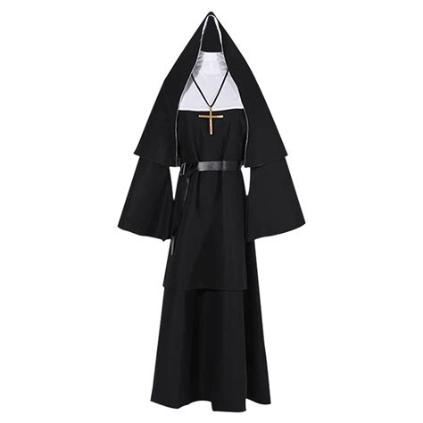 Buy The Nun Halloween Costumes for Women Valek Nun Cosplay Outfit Valik ...