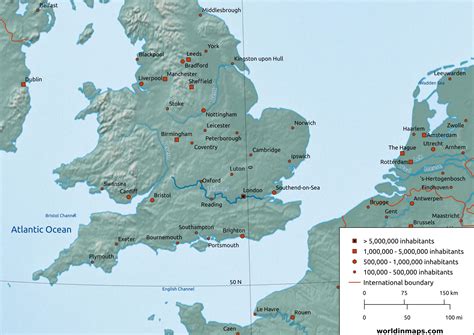 Thames River On World Map