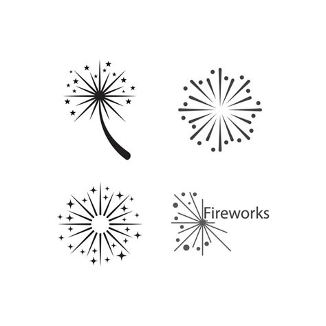 fireworks logo vector 15371285 Vector Art at Vecteezy