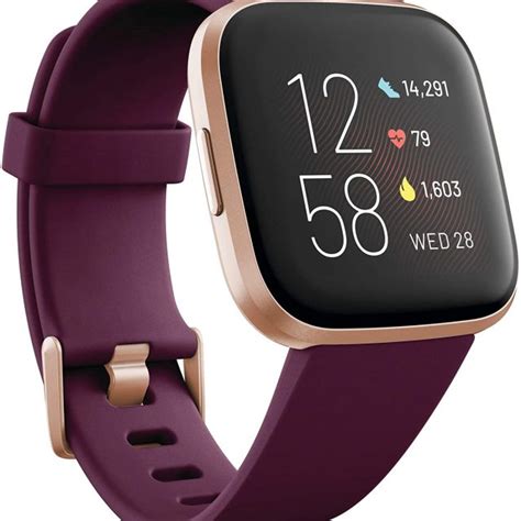 Fitbit Versa 2 Health and Fitness Smartwatch with Heart Rate, Music ...