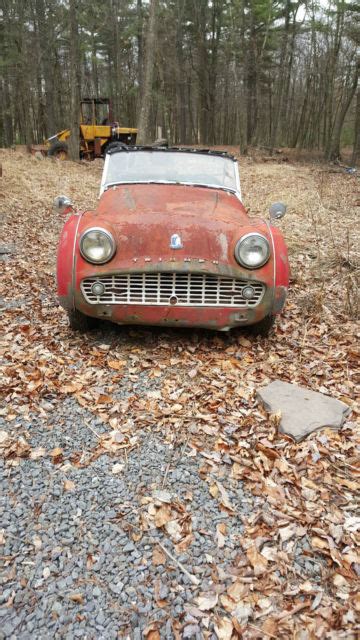 1959 TRIUMPH TR3 Parts CAR 85% COMPLETE - Classic Triumph TR3A 1959 for ...