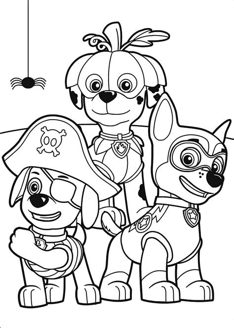 Paw Patrol Coloring Pages - Coloring Home