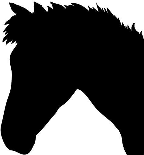 Horse Head Silhouette Clip Art - ClipArt Best