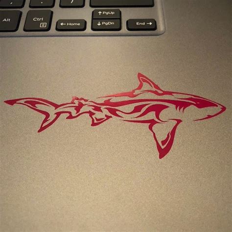 Tribal Shark - Etsy