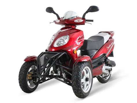 Trike Gas Motor Scooters 50cc 3 Wheels Moped | Trike scooter ...