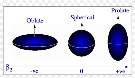 Diagram Showing Oblate, Spherical And Prolate Shapes - Oblate Shape ...