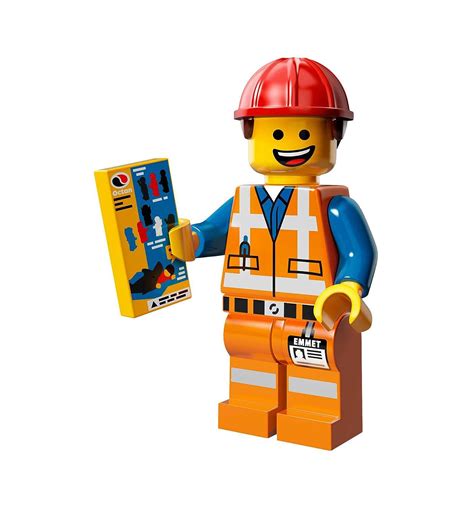 Bingua.com - The Lego Movie Emmet Construction Worker Minifigure Series ...