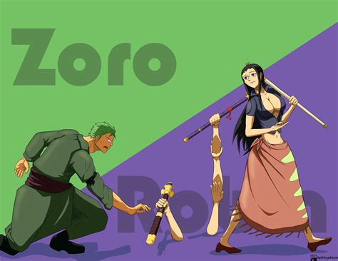 Robin and Zoro FanArt! : r/OnePiece