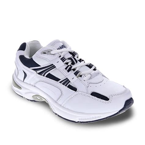 Scholl Orthaheel Men's X-Trainer White/Navy - MyFootDr Shop