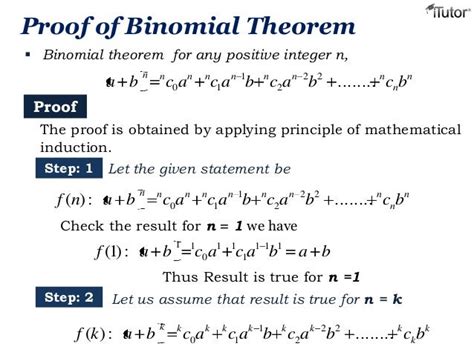 Binomial Theorem