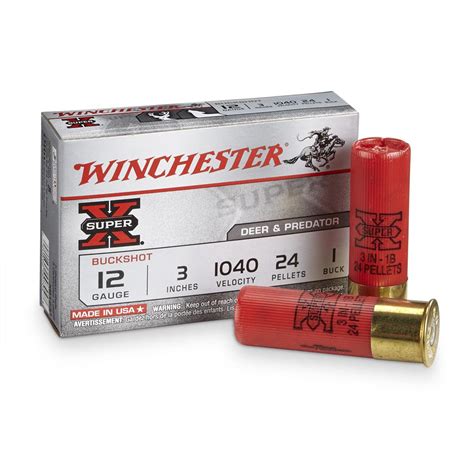 Shotgun Shells 12 Gauge Buckshot