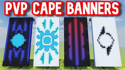 TOP 4 PVP CAPE BANNERS IN MINECRAFT TUTORIAL! - YouTube