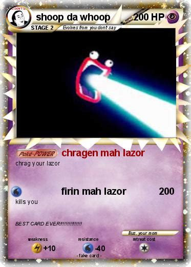 Pokémon shoop da whoop 977 977 - chragen mah lazor - My Pokemon Card