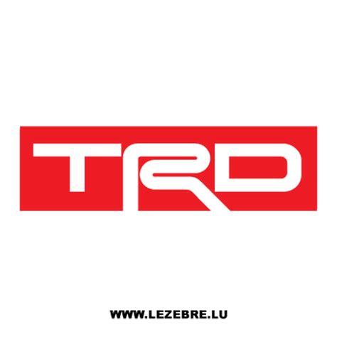 TRD Toyota Racing Development Sticker By JDMShop | ubicaciondepersonas ...