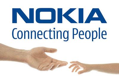 Nokia Logo with Shake Hands | e Logos