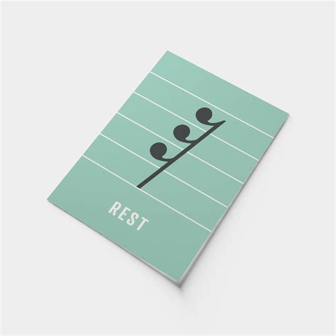 Note Rest Print | 32nd Note By Thirty Forest