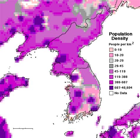 Korea Population Map