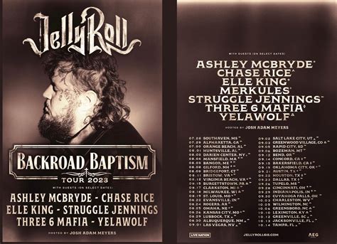 Jelly Roll Announces Massive “Backroad Baptism” Tour 2023! | Faygoluvers