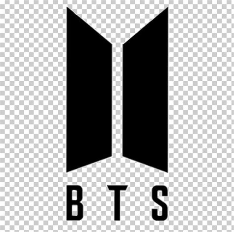 BTS Logo K-pop Design PNG, Clipart, Angle, Area, Black, Black And White ...