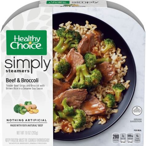 Healthy Choice Simply Steamers Beef & Broccoli Meal, 10 oz in 2020 ...