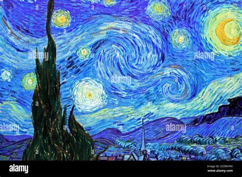 Van Gogh Starry Night Stock Photo - Alamy