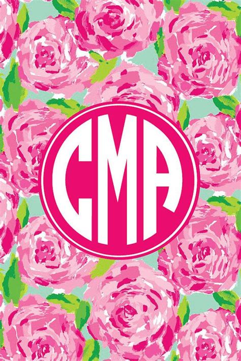 IMAGE lilly pulitzer monogram background maker