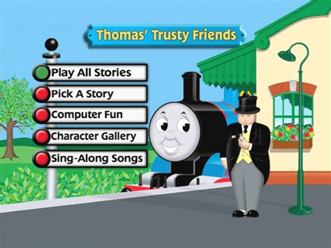 Image - Thomas'TrustyFriendsUSDVDmenu1.PNG - Thomas the Tank Engine Wikia