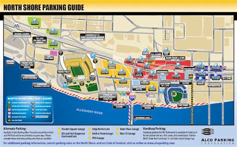 Pnc Park Parking Lot Map