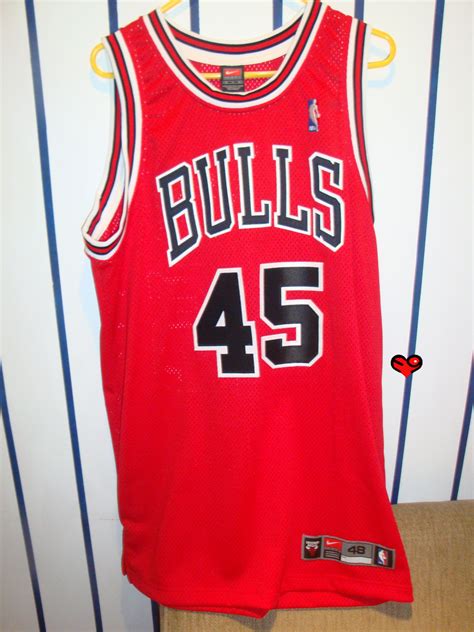 Jordan #45 Authentic Nike Bulls Road Jersey (front) | Michael jordan ...