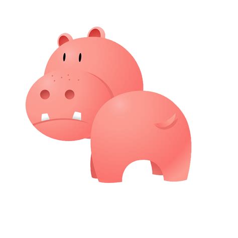 Clipart hippo pink hippo, Clipart hippo pink hippo Transparent FREE for ...