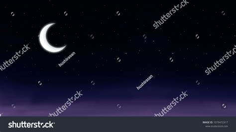 Ramadan Stary Night Sky Background Stock Photo 1079472317 | Shutterstock