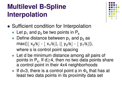 PPT - Scattered Data Interpolation with Multilevel B-Splines PowerPoint ...