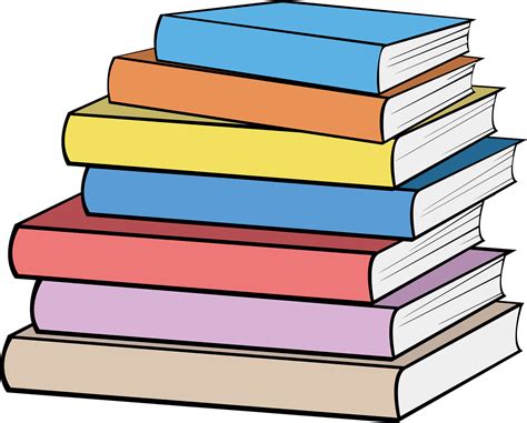 Book Stack Clipart