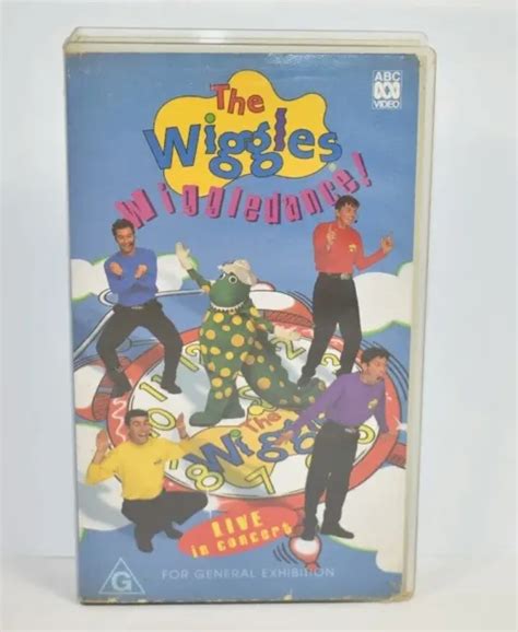 VINTAGE THE WIGGLES Wiggledance VHS 1998 original cast Live in Concert ...