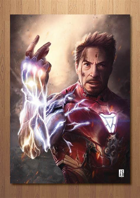 Ironman Snap Art Print – Jackson Caspersz Art Iron Man Avengers, The ...