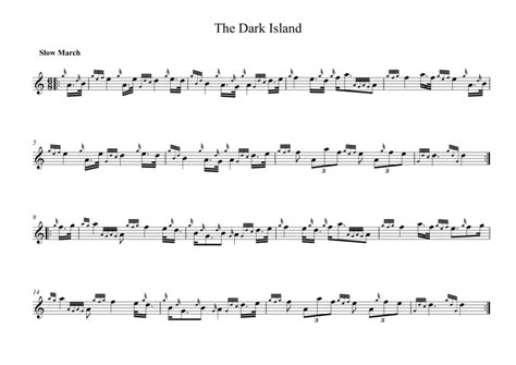 The Dark Island For Bagpipes by Traditional - Bagpipe - Digital Sheet ...