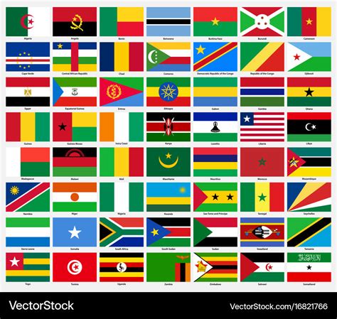 Countries Of Africa Flags