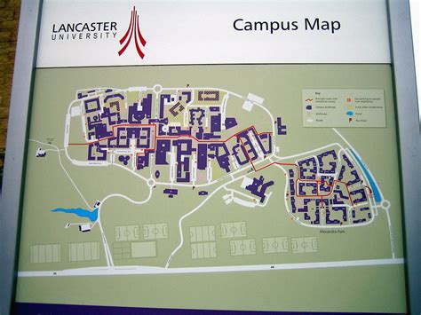 Lancaster University Campus Map