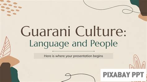 Guarani Culture: Language 벡터 People