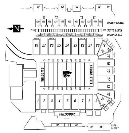 Bill Snyder Family Football Stadium Seating Chart | Labb by AG