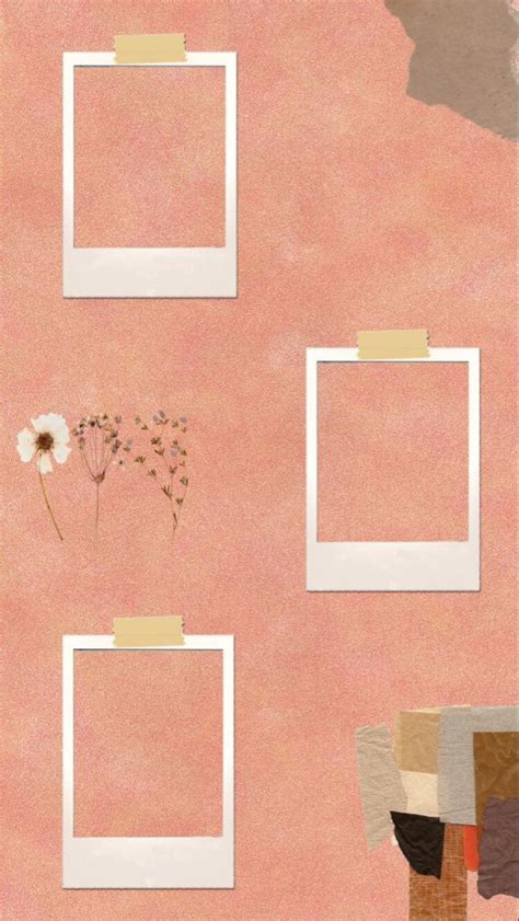 Wallpaper Template Polaroid . Wallpaper Template | Photo collage ...